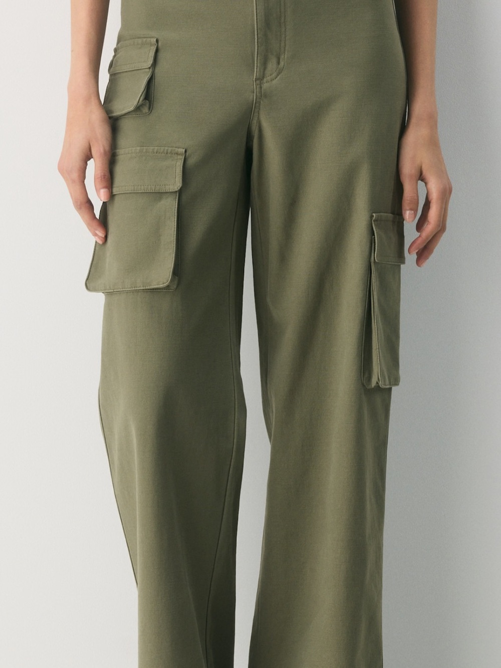 TNA Army Green Utility Cargo Pants